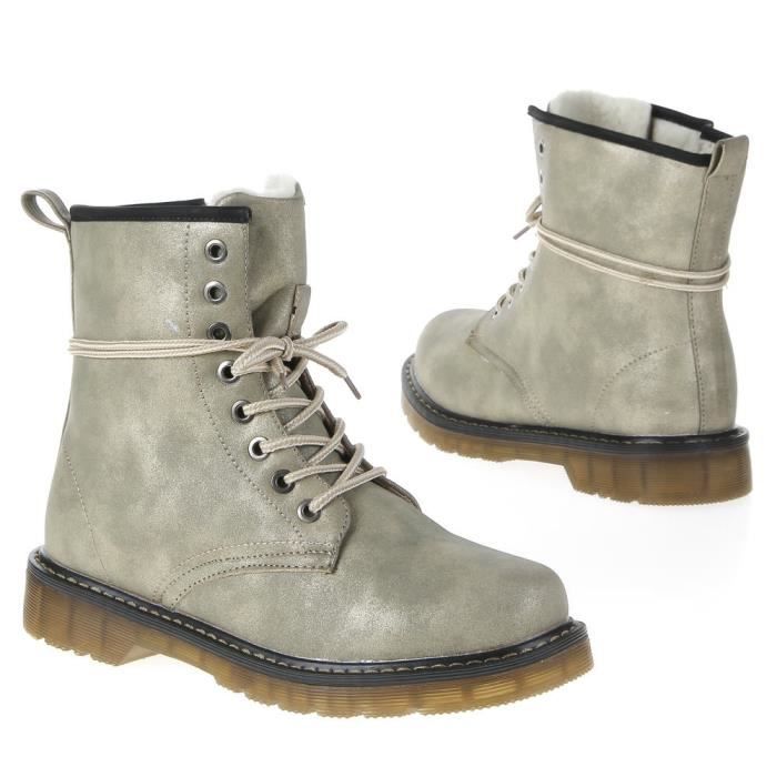 boots grise femme