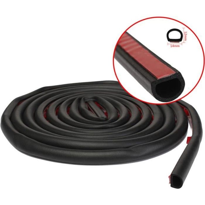 Flaconi Joint Porte Voiture EPDM - 6M D'étanchéité Antidérapant Pour Voiture, Camping-car Et Bateau Flaconi Joint Porte Voiture EPDM - 6M D'étanchéité Antidérapant Pour Voiture, Camping-car Et Bateau