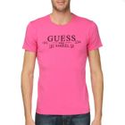 GUESS T-Shirt Homme Fuschia