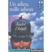 SCOLAIRE / UNIVERSITAIRES UN ADIEU, MILLE ADIEUX