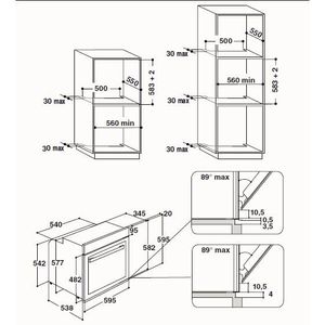 AKZM765IX  Four Multifonction, 73L, Air pulsé,