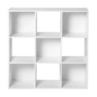  cubes de rangement 9 cases Compo 02  Blanc