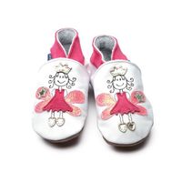 CHAUSSON/PANTOUFLE BEBE INCH BLUE Chausson cuir Fairy Princess Bébé