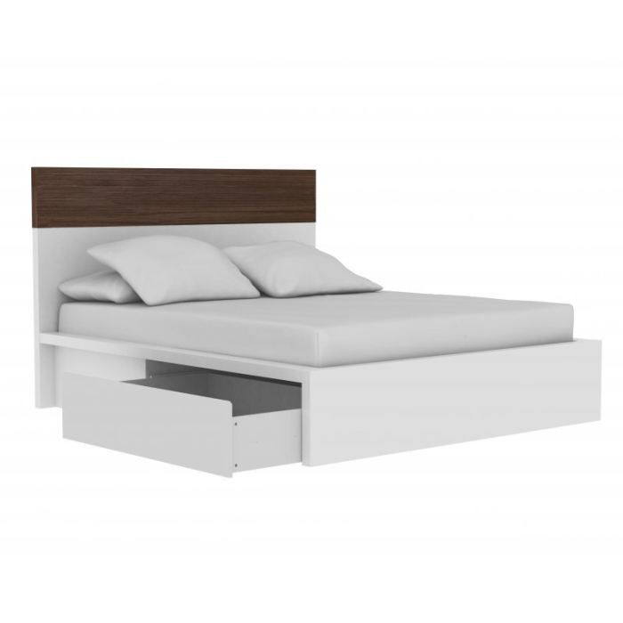 lit avec coffre rangement integre