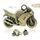 VEHOOT Clé USB 2.0 JumpDrive 32 GO métal moto-lait