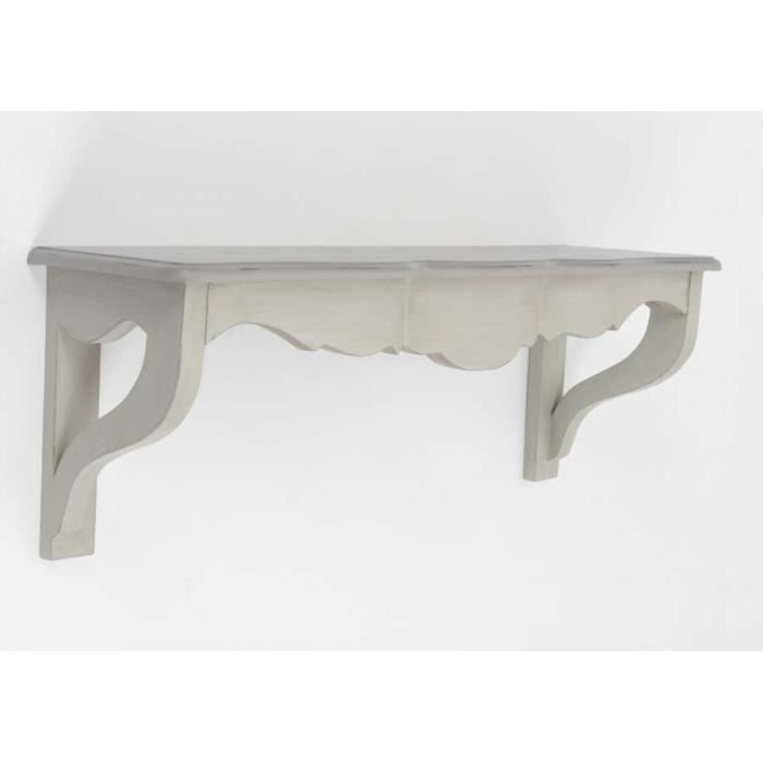 etagere murale gris taupe