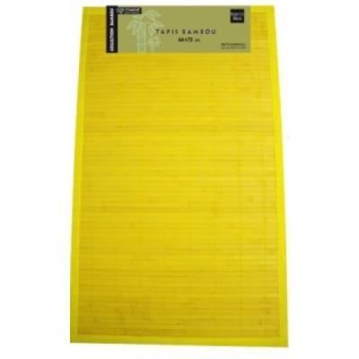 Tapis en bambou couleur jaune achat / vente tapis cdiscount Tapis jaune et gris