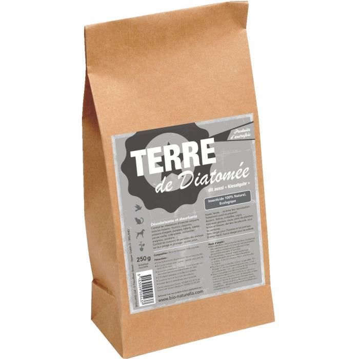 Terre de Diatomée Naturella 250 g Achat / Vente produit insecticide Terre de Diatomée