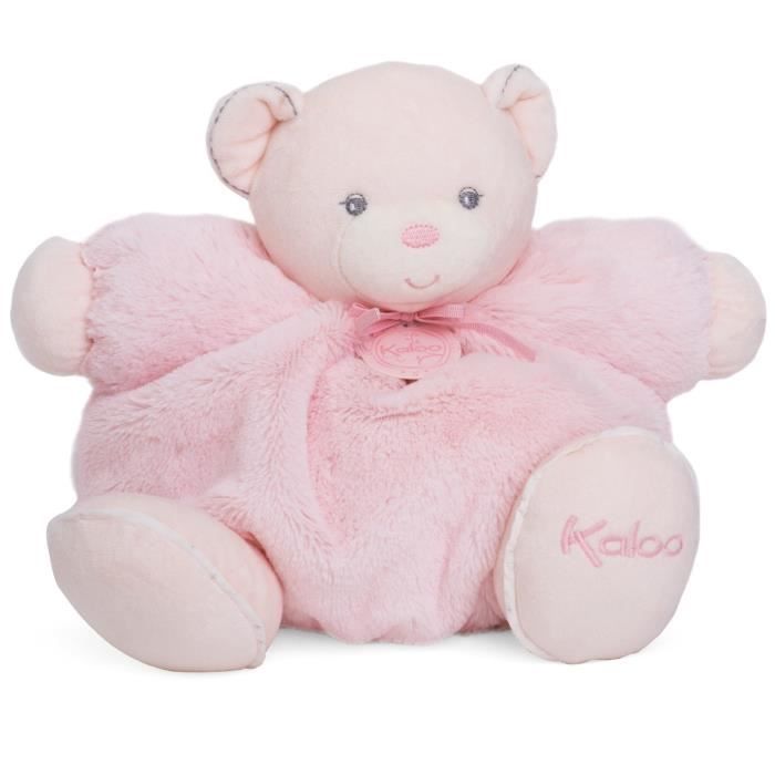 Kaloo Perle : Peluche 30 cm Patapouf large ours crème pas cher Achat /