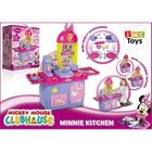 MAISON-ACCESSOIRE MAISON POUPEE Cuisine Minnie - 3 ambiances - 17 accessoires