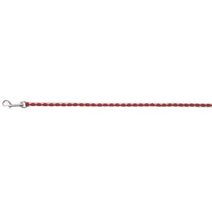 TRIXIE Cavo laisse - S-M : 1mx?12mm - Rouge et argent - Pour chien