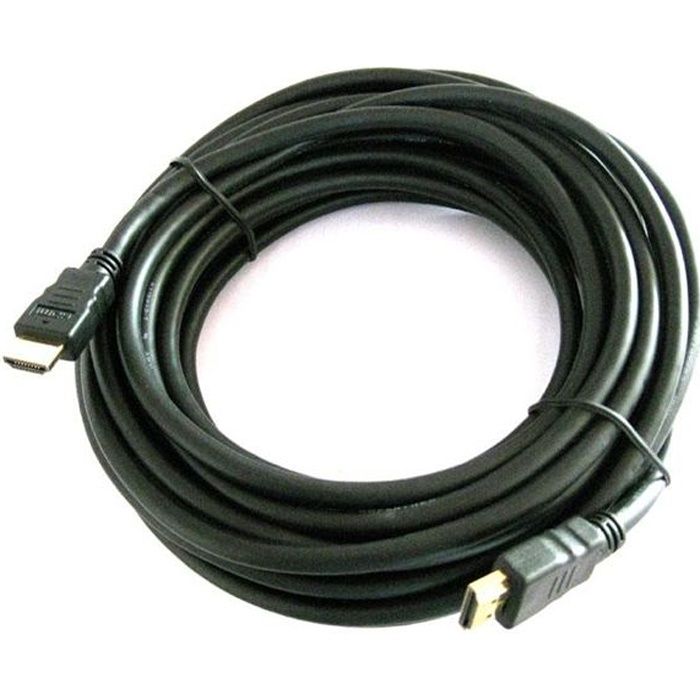 Câble HDMI High Speed 3D avec Ethernet FULL HD (15 Metre) Câble