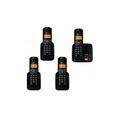TELEPHONE FIXE - PACK TELEPHONES - COMBINE VENDU SEUL Philips Téléphone DECT QUATTRO Sans fil Noir