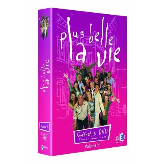 Plus Belle La Vie L'integrale Saison 3 DVD Plus belle la vie, vol. 3 en dvd série pas cher Hassan Michel