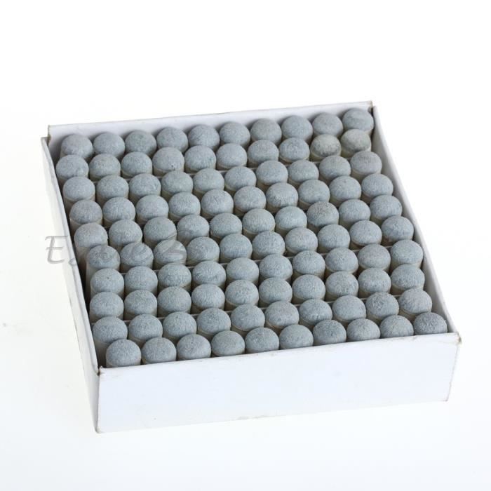 100pcs Queue de Billard Canne Embout en Cuir Gris 9mm Rechange Pool Cue Achat / Vente