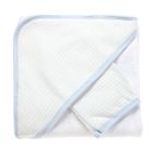 SORTIE DE BAIN PETIT BATEAU Carré de bain+gant Vaughan Bleu