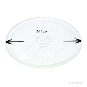 Plateau micro ondes universel 245mm