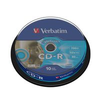 CD - DVD - BLU-RAY VIERGE POUR PC Verbatim CDR 52x LightScribe