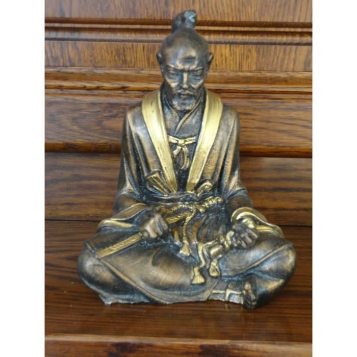 Guerrier Japonais Achat / Vente statue statuette Résine Cdiscount