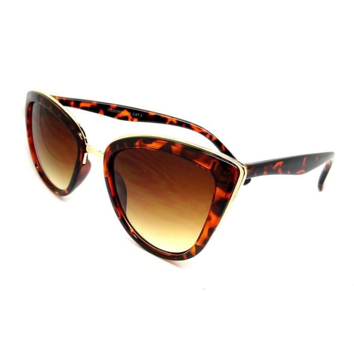 lunette soleil papillon femme