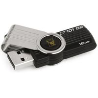 Comparer KINGSTON DATATRAVELER DT101G2 NOIR 16GO  
