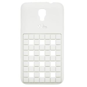 Wiko Coque damier Wiko Bloom Blanche