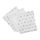 DOUX NID Lot de 3 langes : 2 Pois Taupe + 1 Blanc