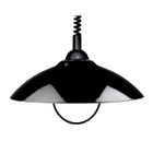 LUSTRE ET SUSPENSION  Suspension BASIK moderne acier noir laqué