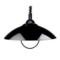 Suspension BASIK moderne acier noir laqué Suspension BASIK moderne acier noir laqué