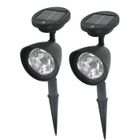 BALISE - BORNE SOLAIRE - BATON LUMINEUX BORNE SOLAIRE SPOTS 2PCS