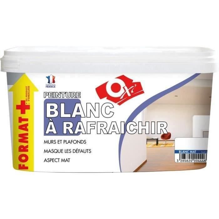Peinture mur et plafond à rafraîchir 2.5 L Peinture OXI pour