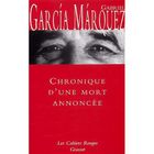 LITTERATURE - ROMANS Chronique d'une mort annoncee