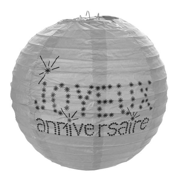Lanternes grises Anniversaire Chic Achat / Vente lanterne