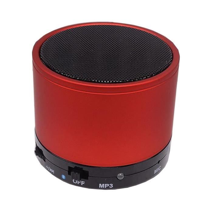Enceinte bluetooth portable sans fil rouge enceinte nomade, avis et prix pas cher Les