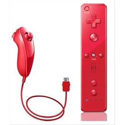 Manette Wiimote rouge Wii Nunchunk Housse Achat / Vente manette