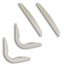 Kit de protection de portes 4 pcs adhesifs Argent