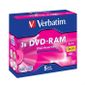 CD - DVD - BLU-RAY VIERGE POUR PC Verbatim DVD-RAM 3x 4.7 Go (5)