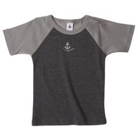  PETIT BATEAU T-Shirt Garçon Noir / Gris