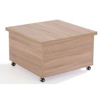 table basse relevable 100x50cm trabendo