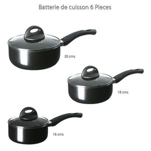 CASSEROLE - FAITOUT - MARMITE  BIALETTI Semplicity lot 3 casseroles + couvercles