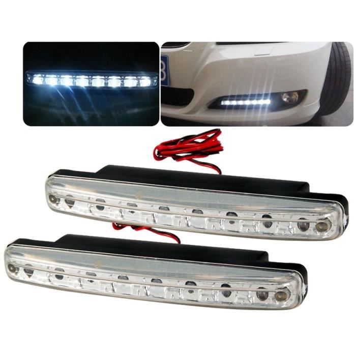 Car Auto Feux Diurne Led Achat Vente Phares Optiques Car Auto