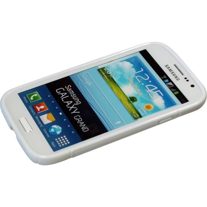 Coque En Silicone Pour Samsung Galaxy Grand S Style Blanc Achat