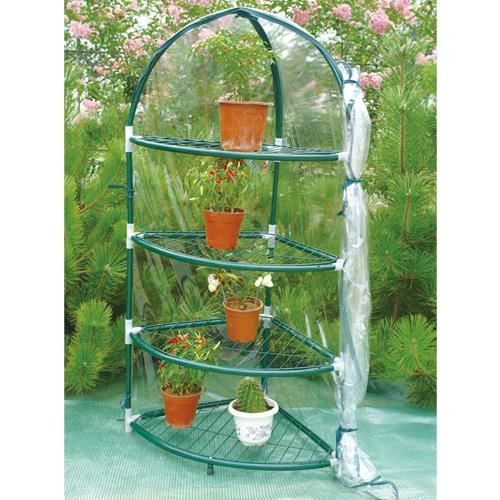 Serre de balcon d'angle Citronnelle 4 étagères - Achat ...