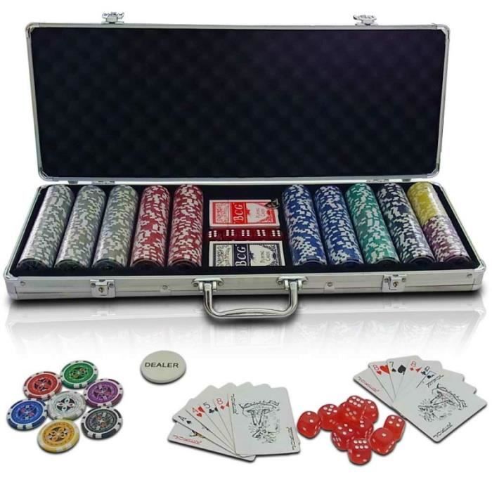 Mallette ultimate poker chips 500