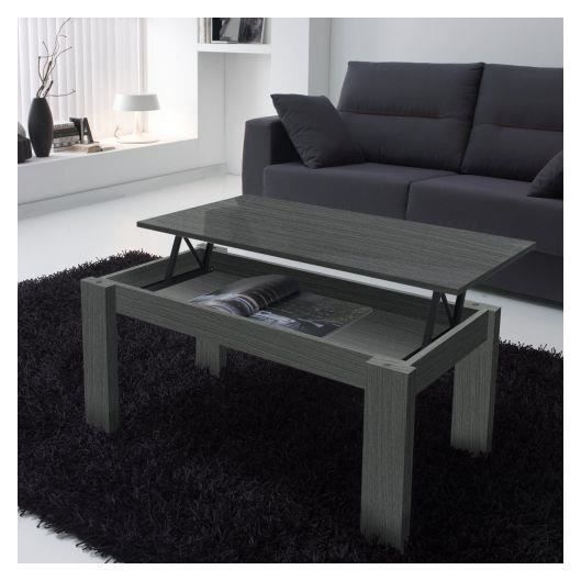 table basse relevable grise veinage bois rectangul achat table basse relevable grise veinage bois rectangul achat