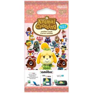 Paquet de 3 cartes Animal Crossing Série 4