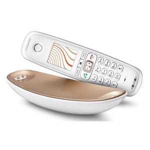 Gigaset Sculpture CL750H Combiné supplémentaire sans fil Blanc Champagne