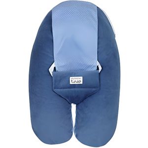 TINEO Coussin d'allaitement Multirelax Réversible Velours Bleu