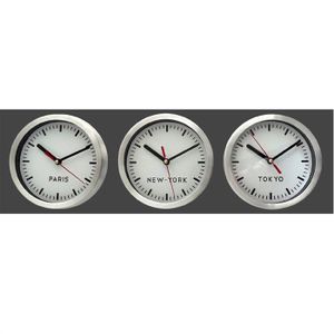 HORLOGE Horloge Triple Villes Ø15cm