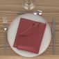 SERVIETTE DE TABLE  Lot de 3 serviettes de table "ALIX" rouges